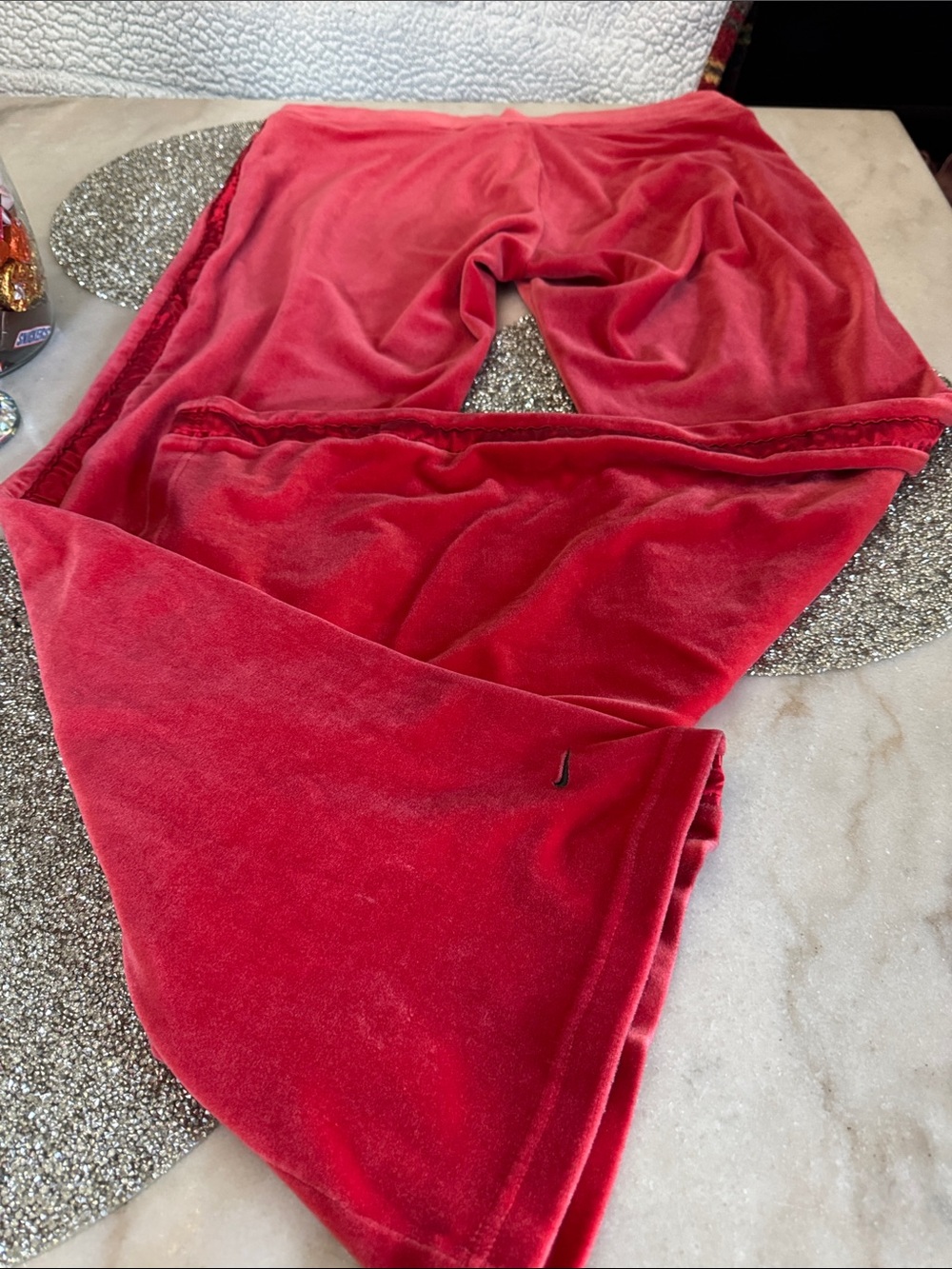 Nike Coral/Red pants lg xl